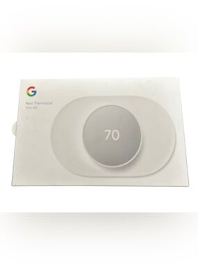 Google Nest Thermostat Trim Kit - Snow (GA01837-US) - New Open Box